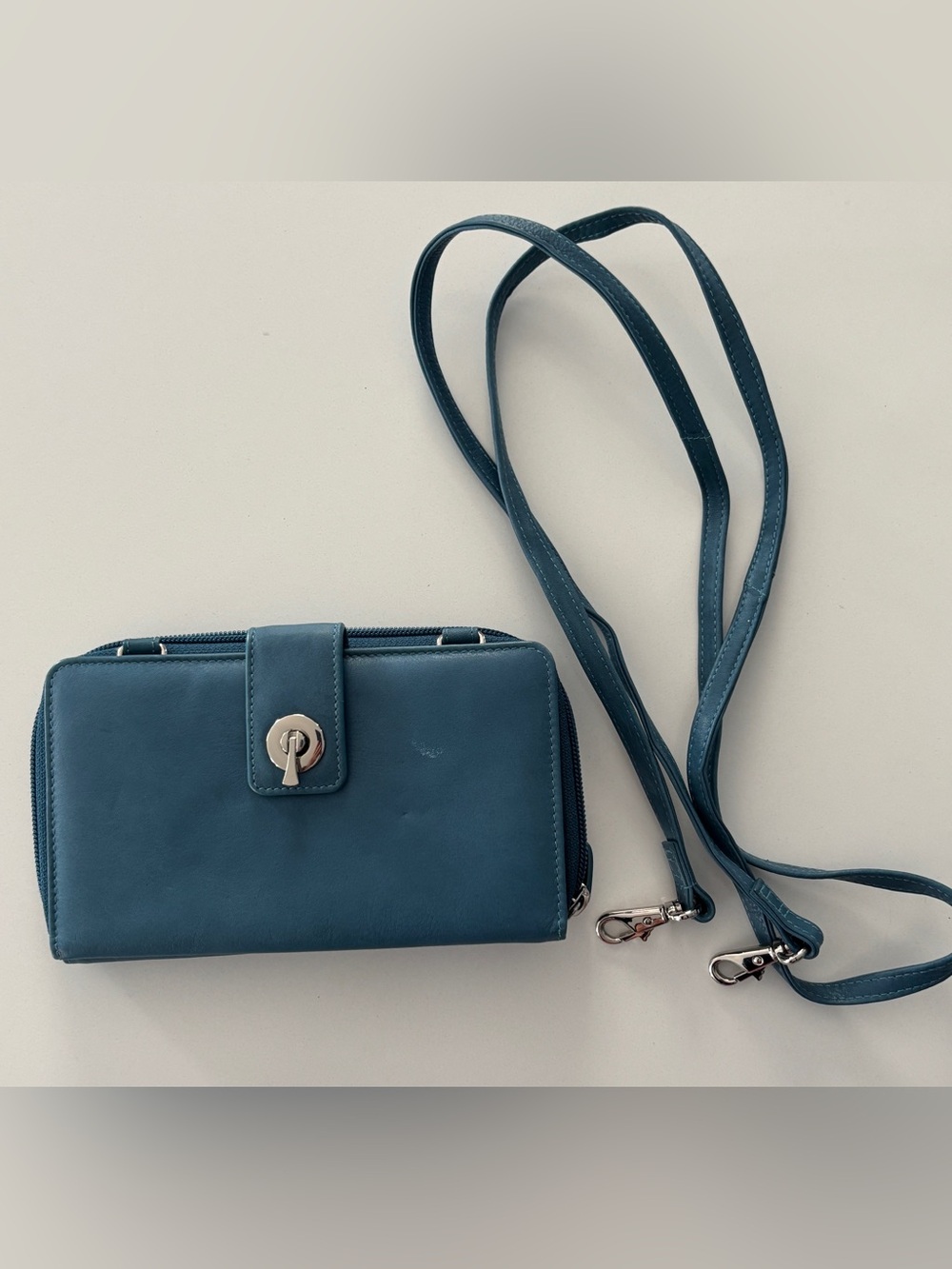 Blue Wallet/Crossbody